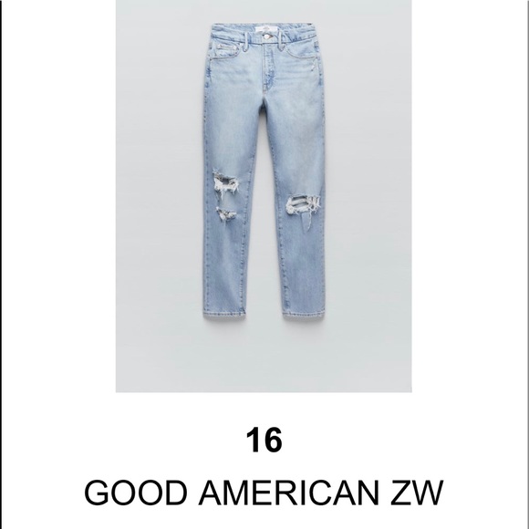 Zara Good American classic slim size 16 - Picture 6 of 6